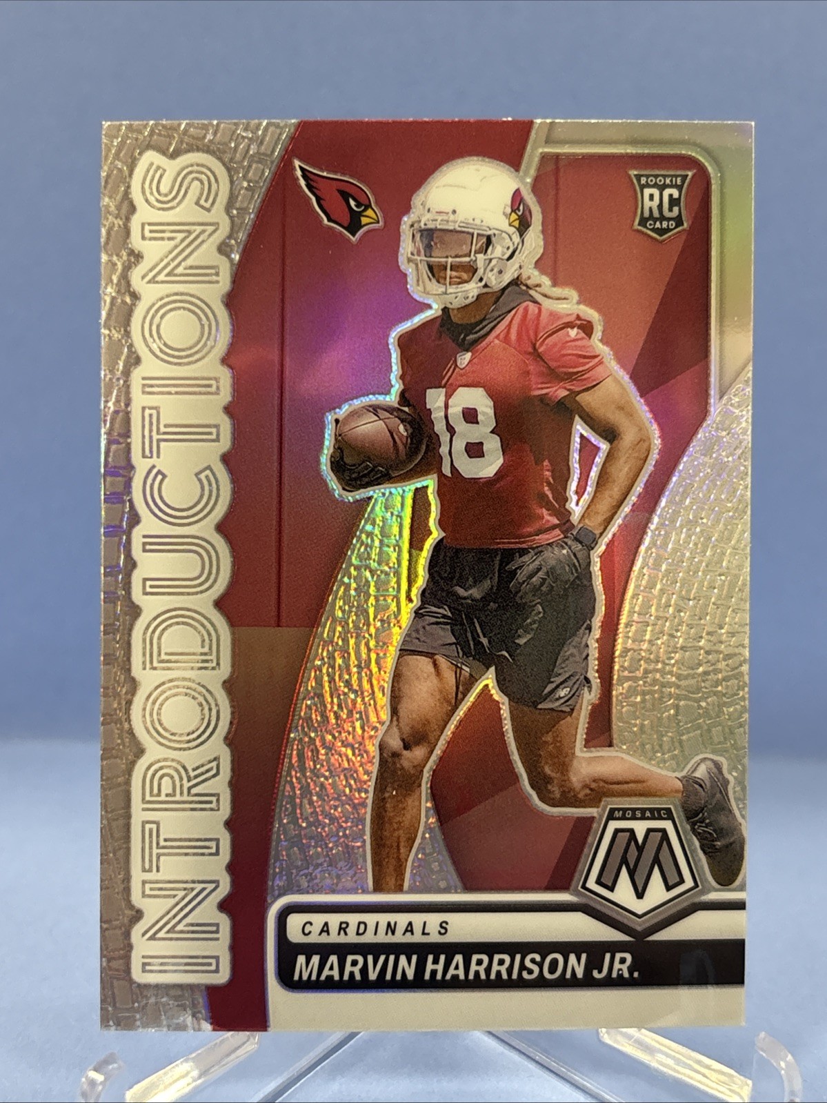 2024 Mosaic Marvin Harrison Jr. Introductions RC Silver #3 Cardinals