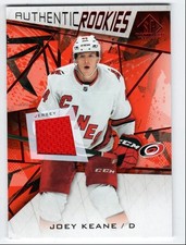 2021-22 SP Game Used Red Jersey Joey Keane Carolina Hurricanes #163