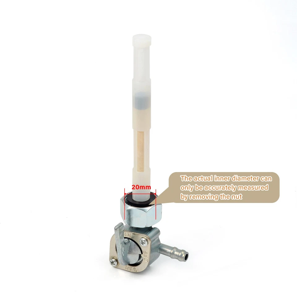 Válvula de combustible Petcock 20 mm 16950-MA4-771 1982 para Honda CB750K interruptor de encendido y apagado Foto 4 de 4