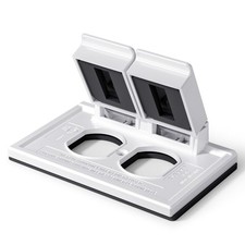 ELEGRP Horizontal Outdoor Cover for Duplex Receptacles, 2-Hole Weatherproof W...