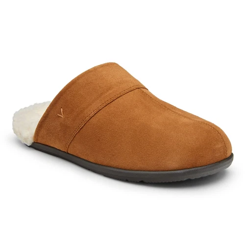 Vionic Alfons Men's Orthotic Comfort Slipper Toffee - 9 Medium - Picture 1 of 6