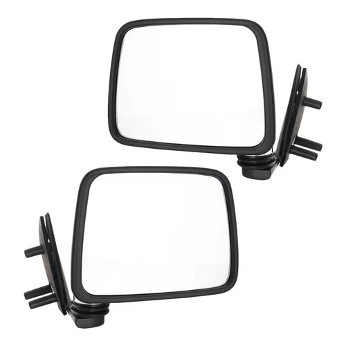 Chrome Manual Side View Mirrors Pair Set for Pathfinder D21 Hardbody Pickup