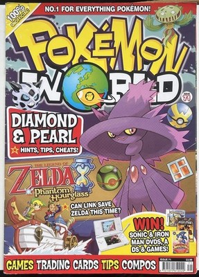Pokemon World Magazine 2007 Diamond & Pearl Hints Tips & Cheats Issue 71  