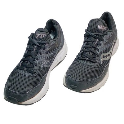 Saucony Cohesion 14 Running Shoes Black Silver Mens Size 11  S20701-05