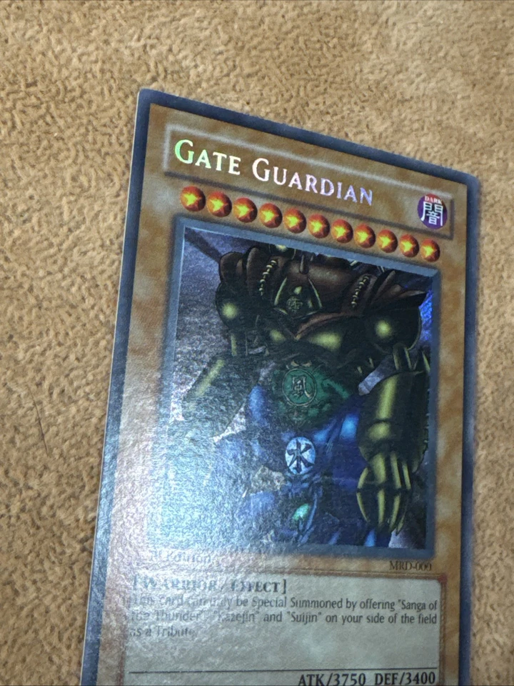 🔥 ENGLISH YUGIOH Gate Guardian MRD-000 SECRET Metal Raiders 1st Edition VLP #1 - Image 4 of 4