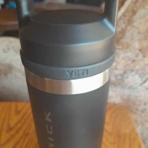 YETI 18oz Built Ford Tough Bottle Ford Tough Logo Black Stainless - Picture 3 of 8
