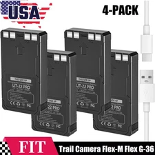 Upgraded Rechargeable LIT-22 Battery For Trail Camera Flex-M Flex G-36 Replace