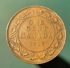 Photo of a 1918 Canada Large Cent from an eBay listing that sold on Jul 15, 2026