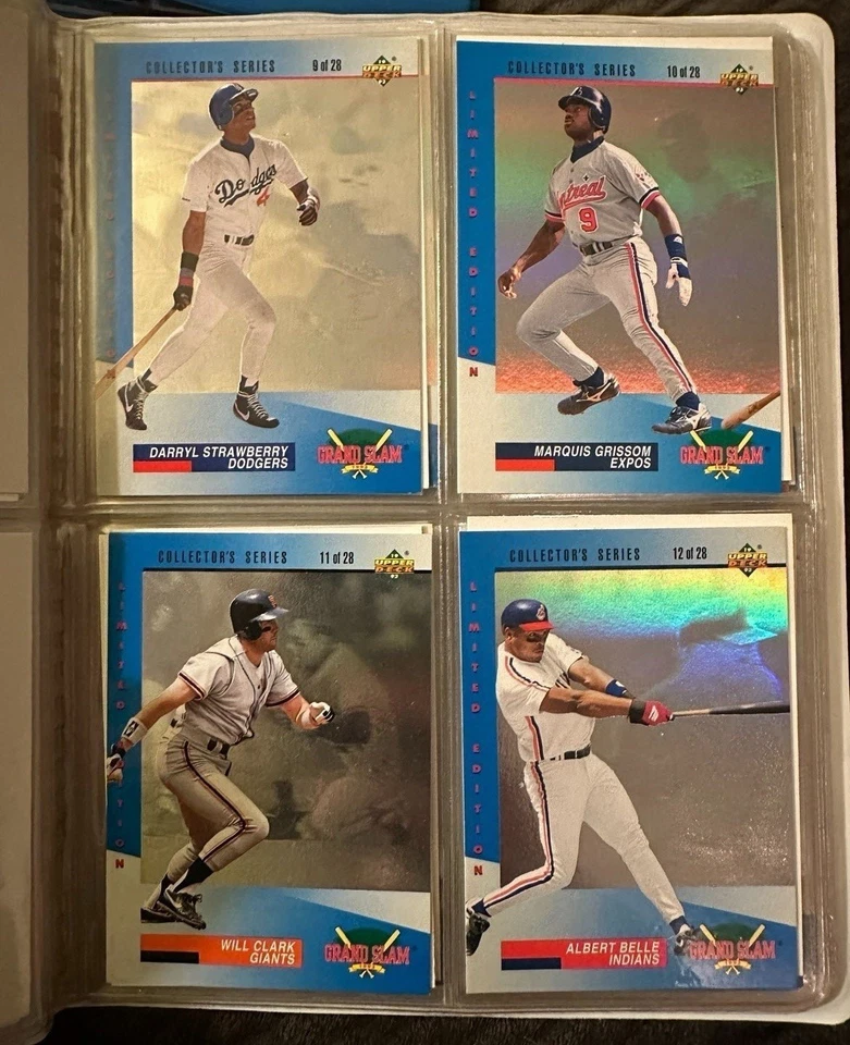 Juego completo de tarjetas de béisbol holograma Denny's Grand Slam 1993 Upper Deck (1-28) Foto 4 de 4