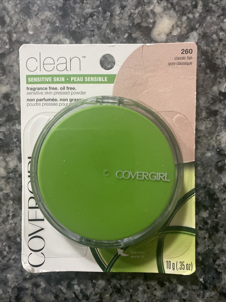 CoverGirl Clean Pressed Powder Fragrance Free Classic Tan 260