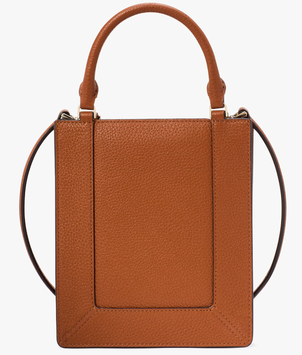 Kate Spade Lena Mini Tote Brown Pebbled Leather Bag KI884 Purse  