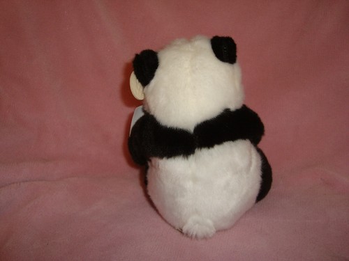 1986 WWF Panda Bear Imported by Shoppers Drug Mart Plush 6" - Imagen 4 de 8