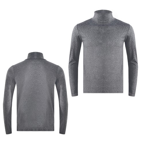 Mens Long Sleeve Slim Fit Turtle Neck Shirt Autumn Winter Thermal Underwear AU - Picture 18 of 50