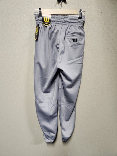 Pantaloni da baseball softball Wilson da uomo sportivi grigi nuovi taglia S - Foto 4 di 5