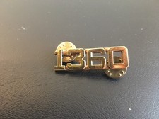 1360 Pin Back Vintage Police Numbers