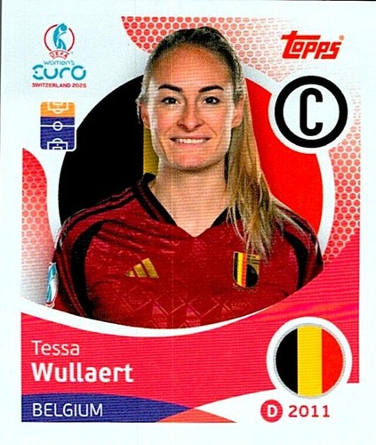 TOPPS UEFA WOMEN´S EURO SWITZERLAND 2025 STICKERS PARTE 1 (1 - 236) - Imagen 127 de 237