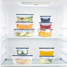 Airtight 12pcs Food Storage Set, Plastic, for...