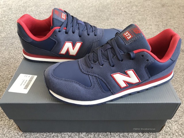 new balance 373 navy red