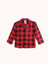Little Boys Pajama Top Wondershop Little Boys Plaid Pajama Top Size 4 Red/Black