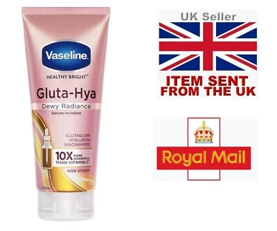 200ml Vaseline GlutaGlow-Hya Dewy Radiance Serum-Lotion Brighter Glowing Skin