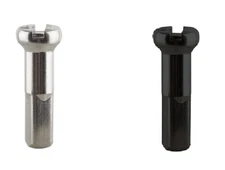 SPOKE NIPPLE BRASS Wheel Master 14G 2.0x16mm Black or Silver   Sold/Groups of 12