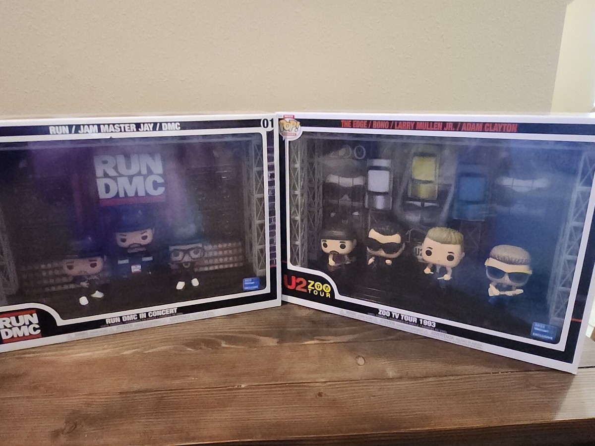 Lot of (2) Funko Pop Run DMC In Concert And U2 Zoo Tv Tour