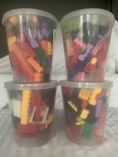 Building blox  4 x tubs as seen in pics, Lego Compatible Wilko approx 1kg