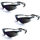 Jackson Safety V30 25688 Nemesis Safety Glasses 3000356 (3 Pair) (Black Frame