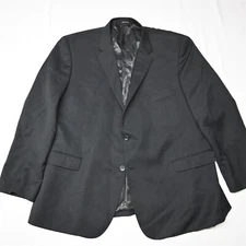 Pronto Uomo Platinum 54L Charcoal Gray 100% Wool Blazer Sport Coat Jacket