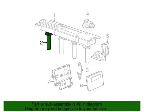 Genuine GM 2000-2007 Saturn Chevrolet Pontiac Coil On Spark Plug Boot 12576465 — 第 2/2 张图片