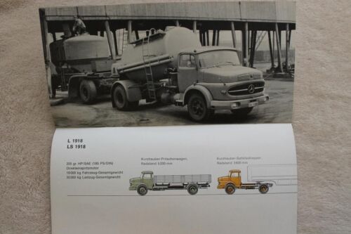 32B 730 1966 Mercedes LKW Nutzfahrzeug 406 408 710 911 1113 1418 1918 Prospekt - Bild 9 von 11