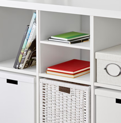 IKEA KALLAX insert with 1 shelf, 33x33 cm, white 204.237.20 | eBay