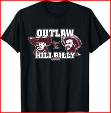 Outlaw Hillbilly Trump Vance 2024 Vintage black T-Shirt S-5XL