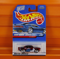 Hot Wheels - 1999 - '55 Chevy (Ohne Base Print) Surf 'N Fun 3/4 - Blue Card #963