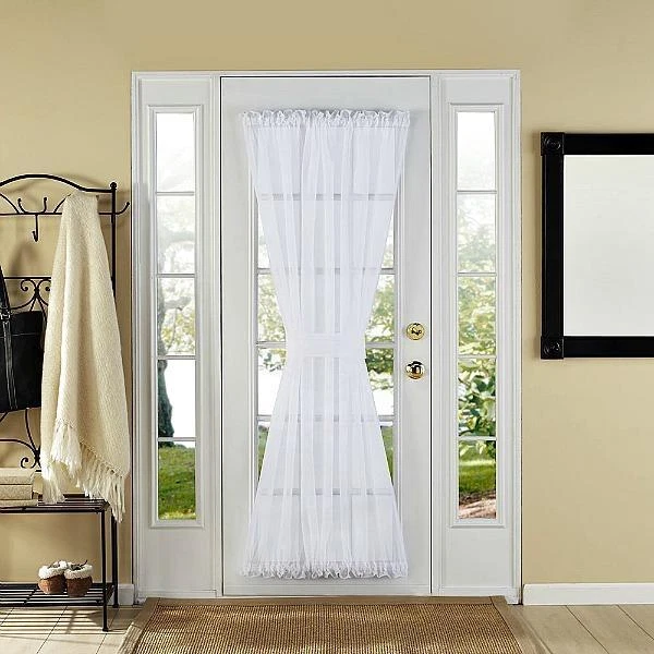 NUEVO Panel de puerta Stylemaster Home Products Elegance Voile, 60 por 72 pulgadas, blanco Foto 2 de 2