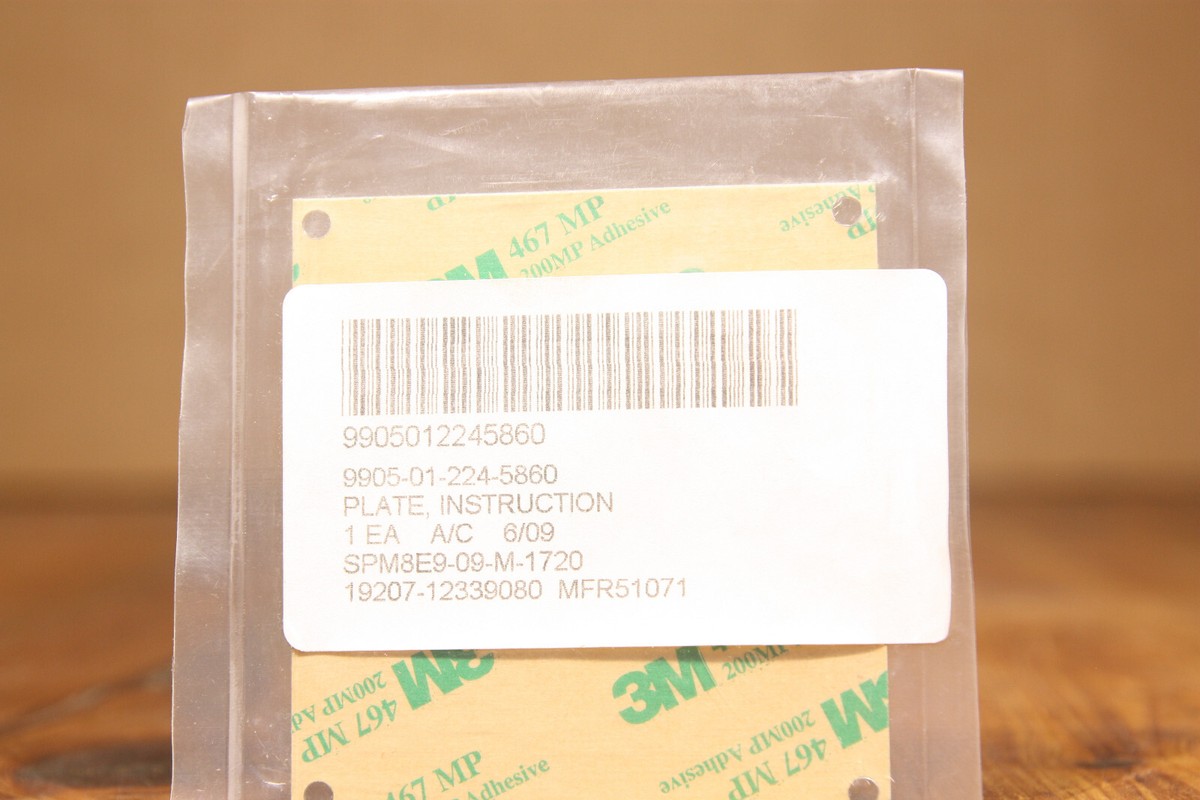 Speed Data Plate Decal HMMWV M998 HUMVEE Max Operating Speed NSN 