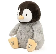 Gund Kissy the Penguin Animated & Singing Sweet Sounds Plush
