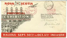 Great advertising meter cover NS Provincial Exhibition 1935 Multicolour Canada