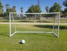 Vallerta Premier  12 X 6 Ft. 62MM Diameter PVC Frame Soccer Goal with 4mm NET
