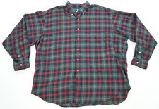 Rare VTG RALPH LAUREN Blake Checkered Plaid Casual Flannel Shirt 90s Polo SZ 2XL
