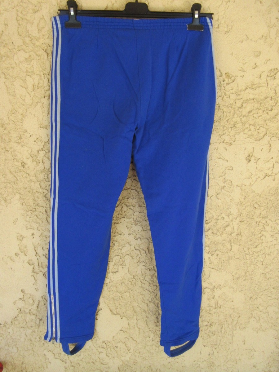 Pantalon Fuseau Sport Vintage Années 70 Rouge - Taille S - Nylon Mélangé - Occasion Très Bon état