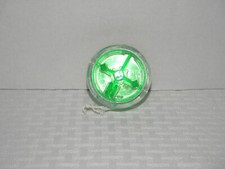 Yo-Yo Clear Lime Green Butterfly Yo Yo - Vint...
