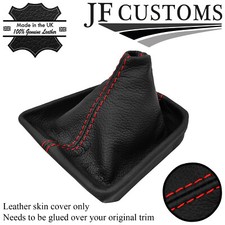 ROT NAHT ITALIENER LEDER HANDBUCH SCHALTSACK F?R VW UP 2017-2021