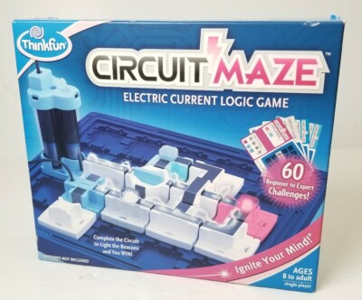 Circuit Maze Electric Current Logic Board Game Fun Educational Complete