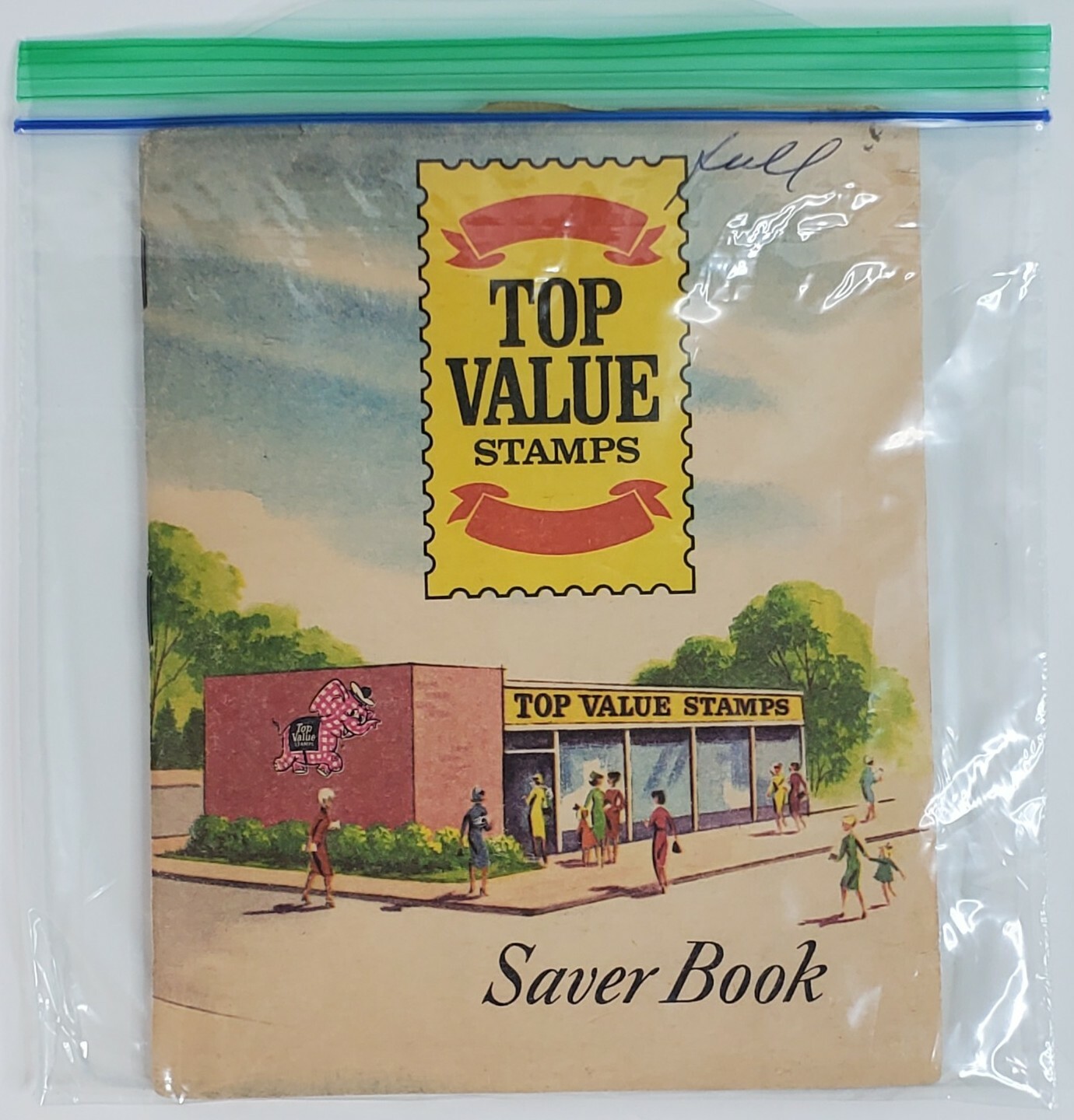 Top Value Gift Stamp TV Saver Full Book and Stamps Vintage Retro 1 Count 