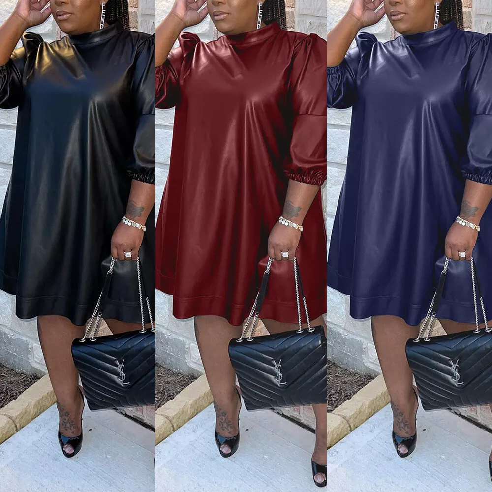 Faux Leather Dresses, Leather Look & PU Dresses