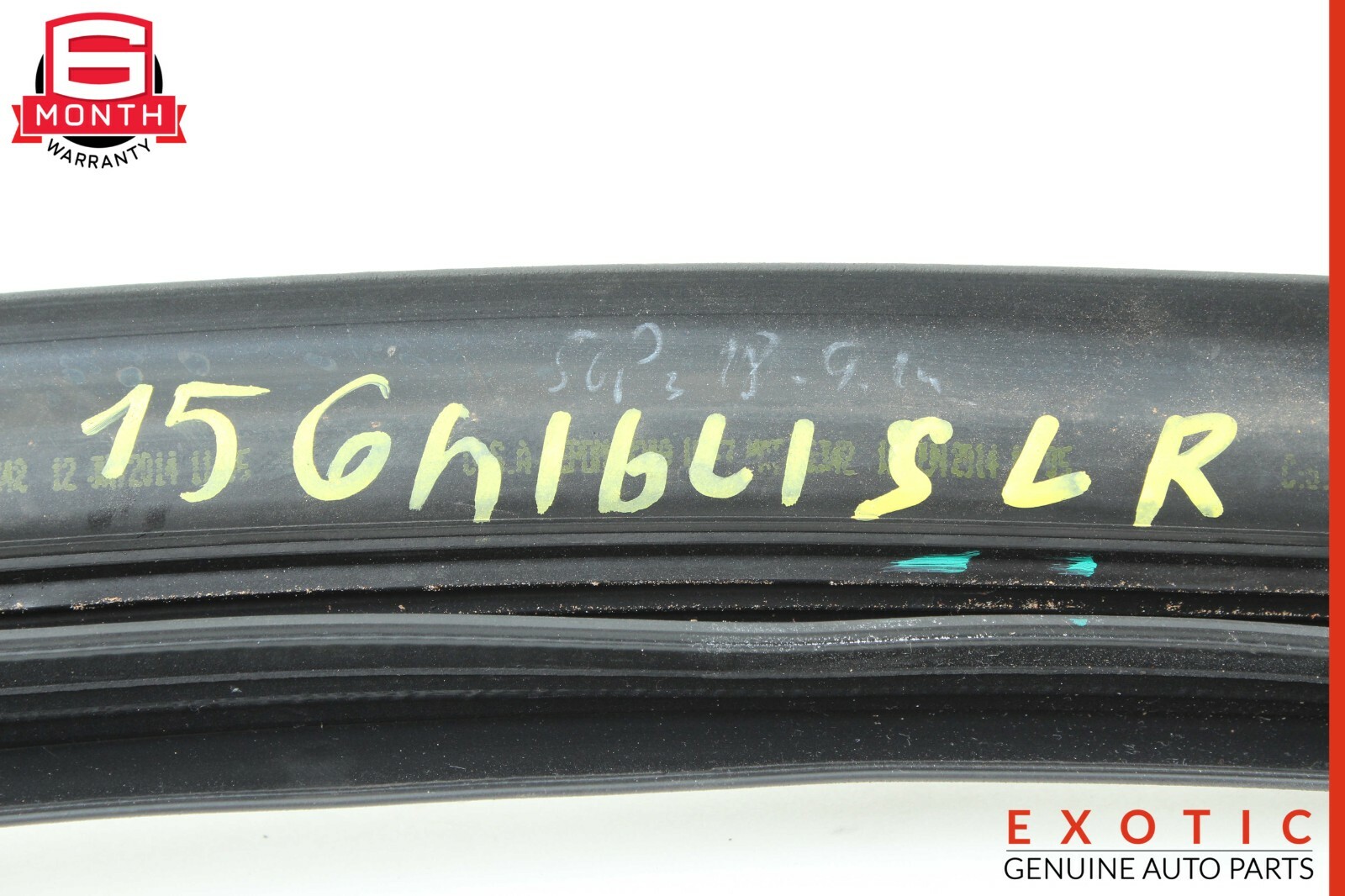 14-17 Maserati Ghibli S Rear Left Rubber Door Weather Strip Liner OEM