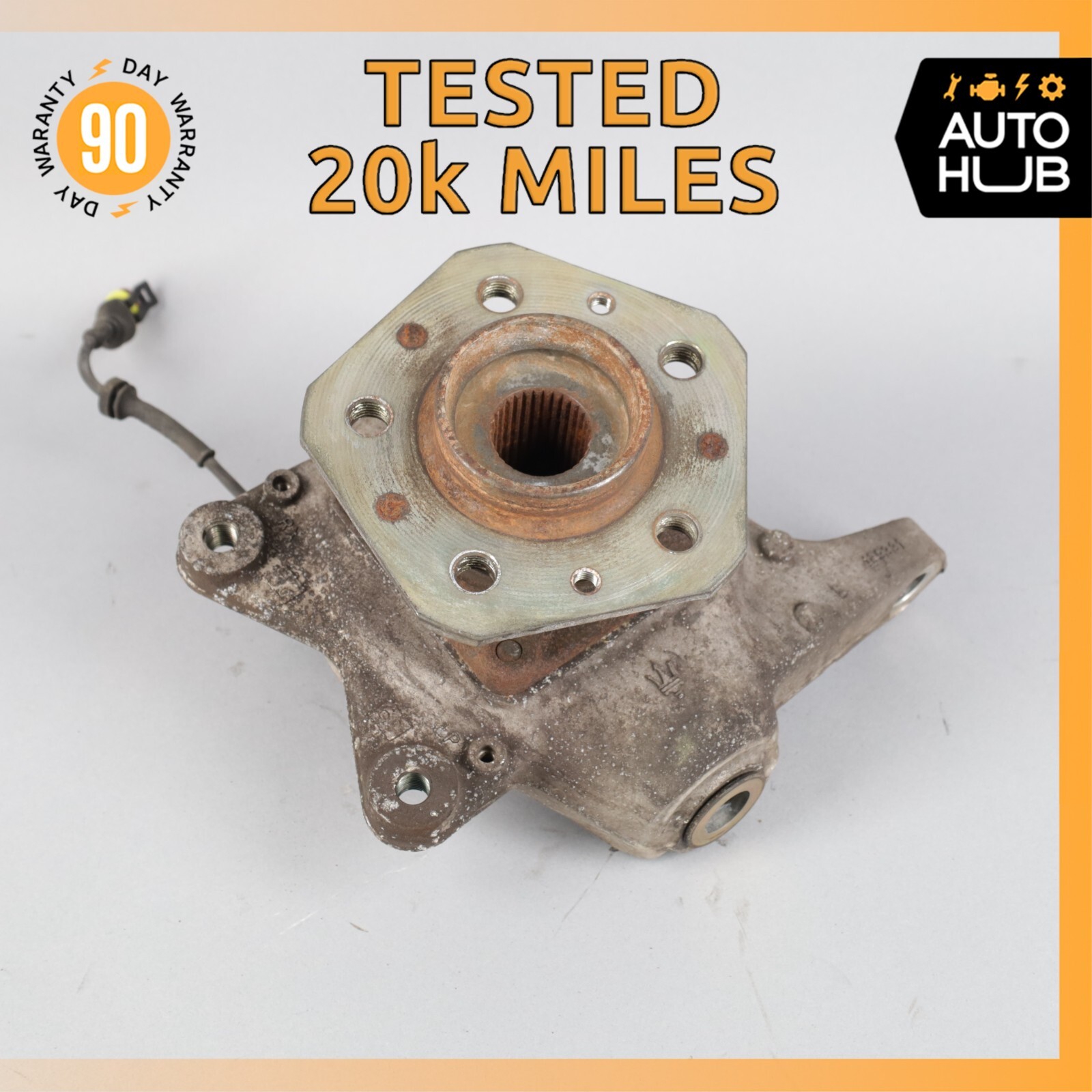 02-05 Maserati M138 4200 Coupe Cambiocorsa Front Left Side Spindle Knuckle OEM