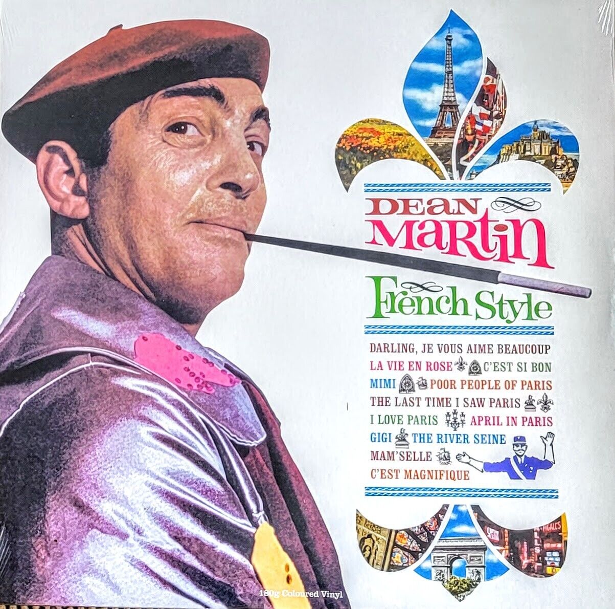 DEAN MARTIN FRENCH STYLE - 180-GRAM " PINK " VINYL LP  " NEW, SEALED "