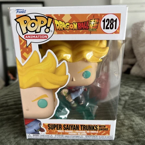 Funko Pop Super Saiyan Trunks With Sword 1281 DragonBall Z NIB